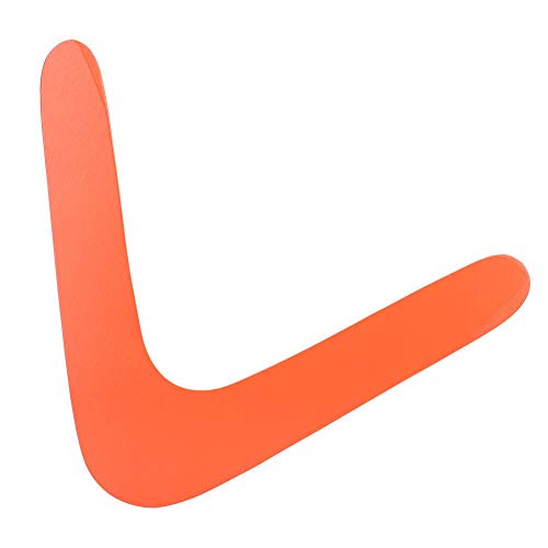Boomerang De Madera Naranja Throwback En Forma de Boomerang Flying Disc Throw Catch para Niños Niños Juegos Al Aire Libre Regalo Deportivo Juguete