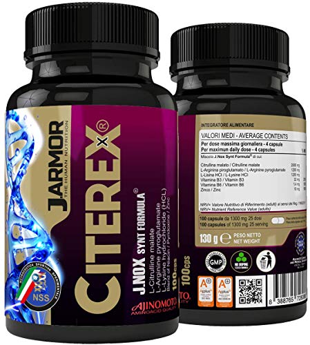 Booster Citrulina L-Arginina Zinc Vitamina B6 B3 Masa muscular Dosis alta Hombres Mujeres Cápsulas