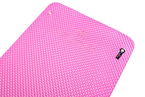 Bootymats - Colchoneta Fitness Multifunción para Todo Tipo de Entrenamiento: Fitness, Pilates, Abdominales, Estiramientos. Medidas: 160 x 60 cm. Grosor: 9 mm. Flamingo