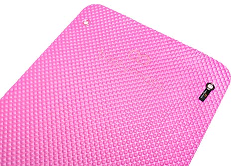 Bootymats - Colchoneta Fitness Multifunción para Todo Tipo de Entrenamiento: Fitness, Pilates, Abdominales, Estiramientos. Medidas: 160 x 60 cm. Grosor: 9 mm. Violeta