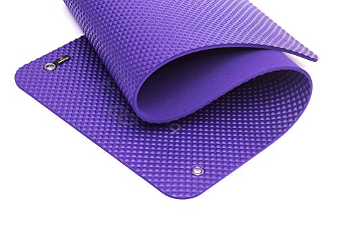 Bootymats - Colchoneta Fitness Multifunción para Todo Tipo de Entrenamiento: Fitness, Pilates, Abdominales, Estiramientos. Medidas: 160 x 60 cm. Grosor: 9 mm. Violeta