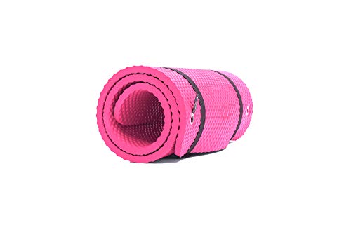 Bootymats Pilates Pro - Esterilla de Gran tamaño Ideal para Ejercicios de Pilates de Suelo. Extra Acolchada. Máximo Confort y Comodidad. Medidas: 180 x 60 cm. Grosor: 19 mm. Color: Rosa