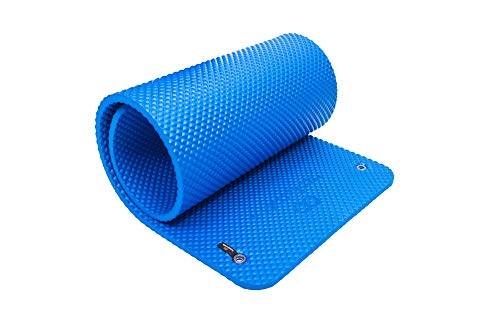 Bootymats Pro - Colchoneta Fitness Butt Workout Extra Acolchada. Máximo Confort y Comodidad: Fitness, Pilates, Suelo pélvico, Estiramientos. Medidas: 160 x 60 cm. Grosor: 19 mm. Color: Azul