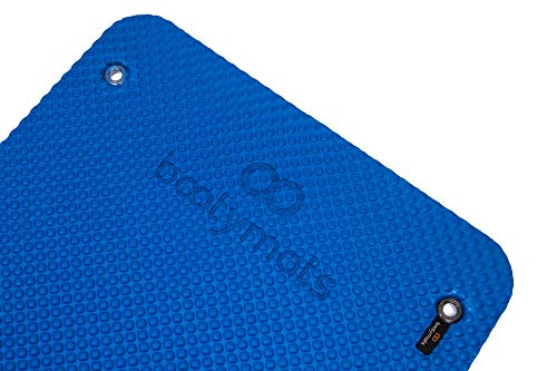 Bootymats Pro - Colchoneta Fitness Butt Workout Extra Acolchada. Máximo Confort y Comodidad: Fitness, Pilates, Suelo pélvico, Estiramientos. Medidas: 160 x 60 cm. Grosor: 19 mm. Color: Azul