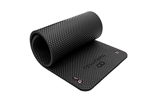 Bootymats Pro - Colchoneta Fitness Butt Workout Extra Acolchada. Máximo Confort y Comodidad: Fitness, Pilates, Suelo pélvico, Estiramientos. Medidas: 160 x 60 cm. Grosor: 19 mm. Color: Negro Bootymats Pro - Colchoneta Fitness Butt Workout Extra Acolchada. Máximo Confort y Comodidad: Fitness, Pilates, Suelo pélvico, Estiramientos. Medidas: 160 x 60 cm. Grosor: 19 mm. Color: Negro
