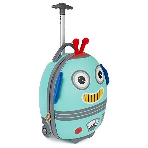boppi Tiny Trekker Maleta Trolley Infantil Equipaje Cabina 2 Ruedas - 17 litros - Robot