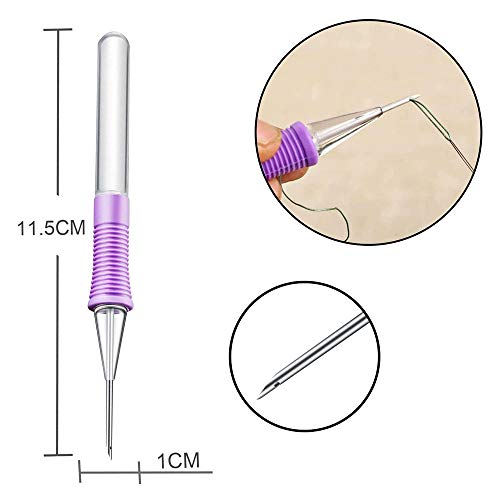 Bordado Starter Kit, Kit de Inicio de Bordado, Kit de Herramienta de Punto Cruz, 50 Filos de Colores para de Costura Costura DIY, Juego de Bordado Set Adecuado para Adultos y Niños