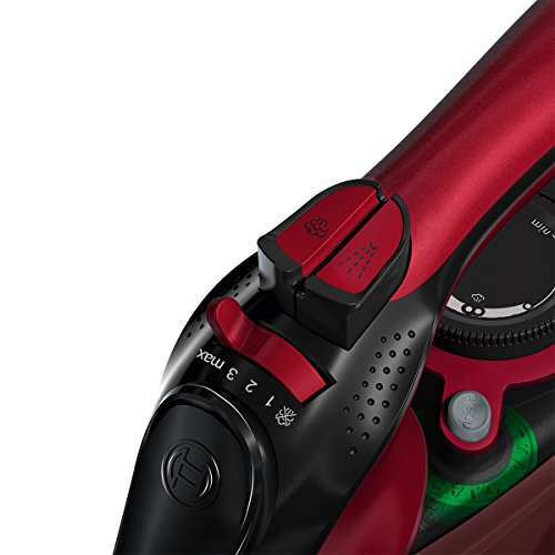 Bosch Plancha A Vapor TDA503001P 3000W, 800 W, 1.2, Cerámica, Negro/Rojo/ Granate Bosch Plancha A Vapor TDA503001P 3000W, 800 W, 1.2, Cerámica, Negro/Rojo/ Granate