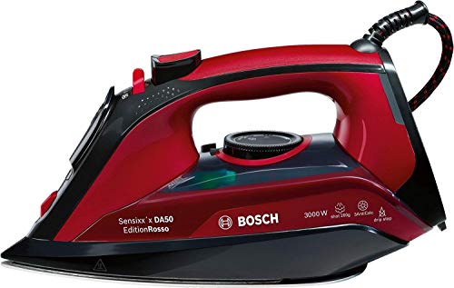 Bosch Plancha A Vapor TDA503001P 3000W, 800 W, 1.2, Cerámica, Negro/Rojo/ Granate Bosch Plancha A Vapor TDA503001P 3000W, 800 W, 1.2, Cerámica, Negro/Rojo/ Granate