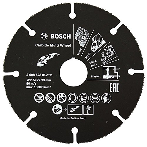 Bosch Professional Disco de corte Carbide Multi Wheel Multi Material, Ø 115 mm, accesorio para amoladora angular