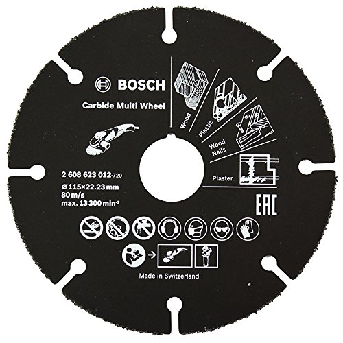 Bosch Professional Disco de corte Carbide Multi Wheel Multi Material, Ø 115 mm, accesorio para amoladora angular Bosch Professional Disco de corte Carbide Multi Wheel Multi Material, Ø 115 mm, accesorio para amoladora angular
