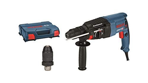 Bosch Professional GBH 2-26 F - Martillo perforador combinado (2,7 J, máx. hormigón 26 mm, portabrocas SDS plus + cilíndrico, en maletín)