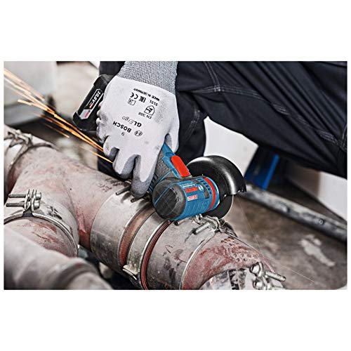Bosch Professional GWS 12V-76 - Amoladora angular a batería 12V, 19500 rpm, disco 76 mm, 3 discos, sin batería, en L-BOXX Bosch Professional GWS 12V-76 - Amoladora angular a batería 12V, 19500 rpm, disco 76 mm, 3 discos, sin batería, en L-BOXX