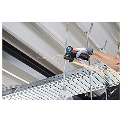 Bosch Professional GWS 12V-76 - Amoladora angular a batería 12V, 19500 rpm, disco 76 mm, 3 discos, sin batería, en L-BOXX Bosch Professional GWS 12V-76 - Amoladora angular a batería 12V, 19500 rpm, disco 76 mm, 3 discos, sin batería, en L-BOXX