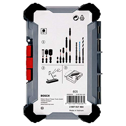 Bosch Professional Herramientas para atornillar Pick and Click, Puntas resistentes, Con portapuntas universal, 40 Piezas Bosch Professional Herramientas para atornillar Pick and Click, Puntas resistentes, Con portapuntas universal, 40 Piezas