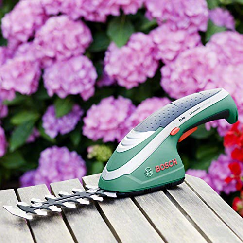 Bosch -Set de tijeras cortacésped a batería Isio (3.6 V, longitud de cuchilla 12 cm, distancia entre cuchillas 8 mm, en caja) Bosch -Set de tijeras cortacésped a batería Isio (3.6 V, longitud de cuchilla 12 cm, distancia entre cuchillas 8 mm, en caja)