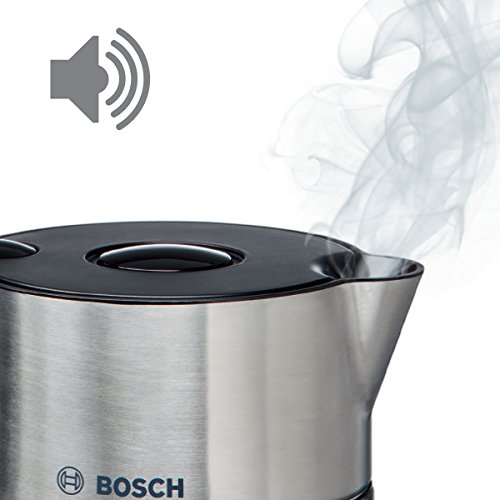 Bosch TWK8613P - Hervidor eléctrico, 1.5 L, 2400 W, color negro