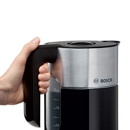 Bosch TWK8613P - Hervidor eléctrico, 1.5 L, 2400 W, color negro Bosch TWK8613P - Hervidor eléctrico, 1.5 L, 2400 W, color negro