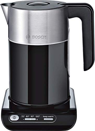 Bosch TWK8613P - Hervidor eléctrico, 1.5 L, 2400 W, color negro Bosch TWK8613P - Hervidor eléctrico, 1.5 L, 2400 W, color negro