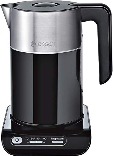 Bosch TWK8613P - Hervidor eléctrico, 1.5 L, 2400 W, color negro