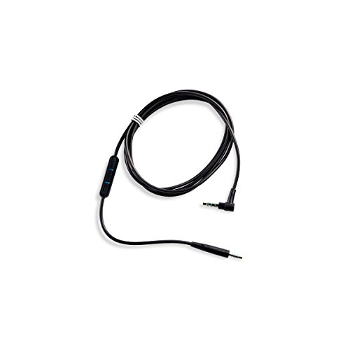 Bose® QuietComfort® 25 - Cable con micrófono y control remoto en línea para auriculares QuietComfort 25® compatible con dispositivos Samsung y Android, negro