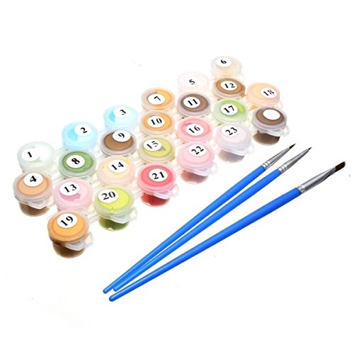 BOSHUN Pintar por Numeros para Adultos Niños Pintura por Números con Pinceles y Pinturas Decoraciones para el Hogar Bailarines de Ballet (16 * 20 Pulgadas, con Marco de Madera) BOSHUN Pintar por Numeros para Adultos Niños Pintura por Números con Pinceles y Pinturas Decoraciones para el Hogar Bailarines de Ballet (16 * 20 Pulgadas, con Marco de Madera)