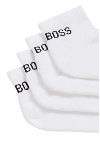 BOSS AS Sport CC Calcetines, Blanco (White 100), 43/46 (Talla del fabricante: 43-46) (Pack de 2) para Hombre BOSS AS Sport CC Calcetines, Blanco (White 100), 43/46 (Talla del fabricante: 43-46) (Pack de 2) para Hombre