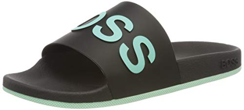 Boss Bay_Slid_rblg2, Mocasín para Hombre, Black4, 46 EU