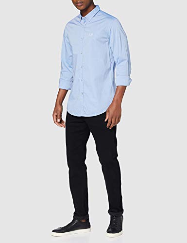 BOSS Biado_r Camisa, Azul (Bright Blue 436), Small para Hombre