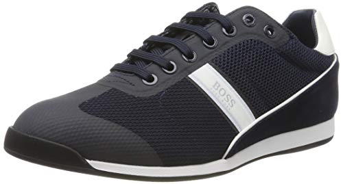 BOSS Glaze_lowp_mewt, Zapatillas Hombre, Azul (Navy 401), 40 EU