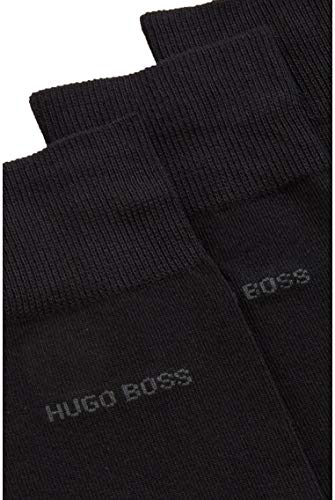 BOSS RS Uni SP CC Calcetines, Negro (Black 001), 43/46 (Pack de 3) para Hombre BOSS RS Uni SP CC Calcetines, Negro (Black 001), 43/46 (Pack de 3) para Hombre
