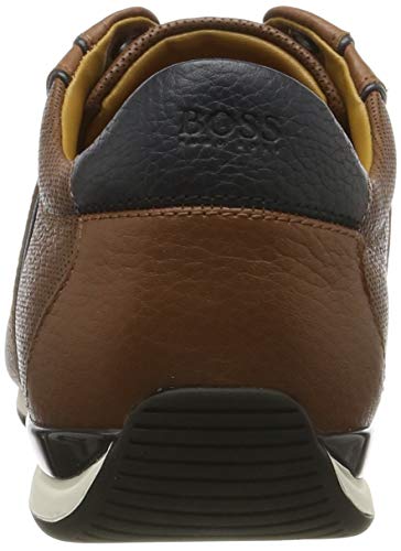 BOSS Saturn_lowp_tbpf1, Zapatillas Hombre, Marrón (Medium Brown 212), 43 EU