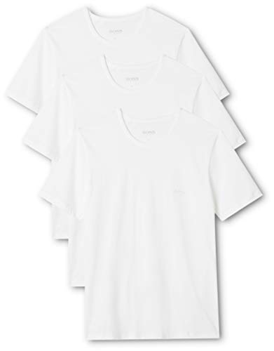 BOSS T-Shirt RN 3p Co Camiseta para Hombre, Blanco (White 100), X-Large, pack de 3 BOSS T-Shirt RN 3p Co Camiseta para Hombre, Blanco (White 100), X-Large, pack de 3