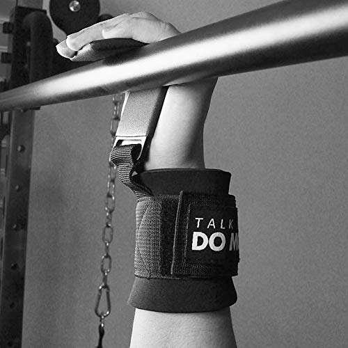 Bostar 2pcsGanchos para Levantamiento de Pesas, Guantes con Agarre de Metal para Entrenamiento, con Almohadilla de Soporte de Muñeca SBR, Empuñaduras Ajustables Muñequeras para Hombres Mujeres Bostar 2pcsGanchos para Levantamiento de Pesas, Guantes con Agarre de Metal para Entrenamiento, con Almohadilla de Soporte de Muñeca SBR, Empuñaduras Ajustables Muñequeras para Hombres Mujeres