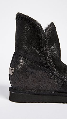 Bota media cuña Mou Eskimo Inner Short Negro