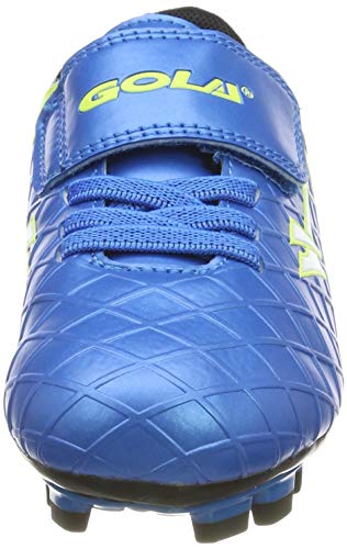 Botas de fútbol con tacos para césped artificial Gola Activo5 para niños, color Azul, talla 25 EU Botas de fútbol con tacos para césped artificial Gola Activo5 para niños, color Azul, talla 25 EU