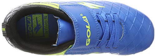 Botas de fútbol con tacos para césped artificial Gola Activo5 para niños, color Azul, talla 25 EU Botas de fútbol con tacos para césped artificial Gola Activo5 para niños, color Azul, talla 25 EU
