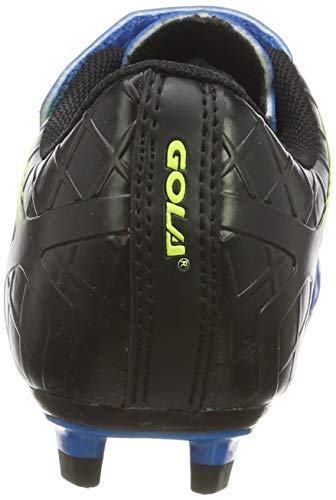 Botas de fútbol con tacos para césped artificial Gola Activo5 para niños, color Azul, talla 25 EU Botas de fútbol con tacos para césped artificial Gola Activo5 para niños, color Azul, talla 25 EU