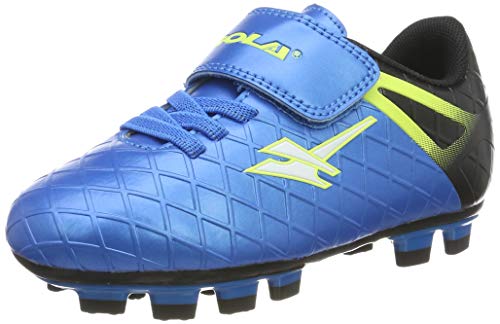 Botas de fútbol con tacos para césped artificial Gola Activo5 para niños, color Azul, talla 25 EU Botas de fútbol con tacos para césped artificial Gola Activo5 para niños, color Azul, talla 25 EU