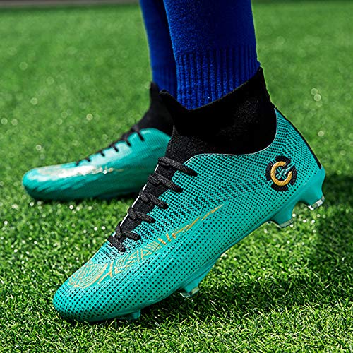 Botas de Fútbol para Hombre Spike Zapatillas de Fútbol Profesionales Atletismo Training Zapatos de Fútbol