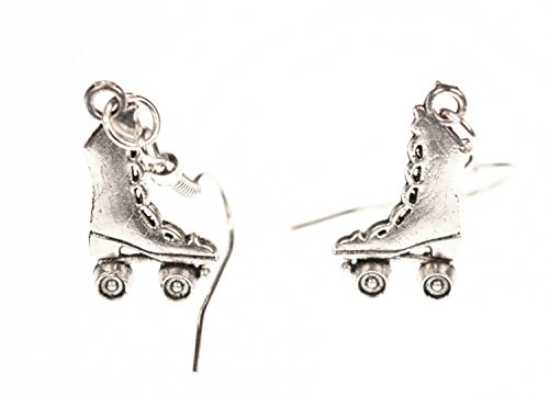 botas de patines patines patines pendientes Miniblings alta plata botas de patines patines patines pendientes Miniblings alta plata