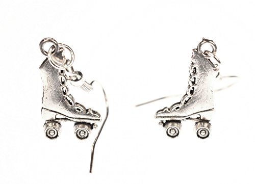 botas de patines patines patines pendientes Miniblings alta plata