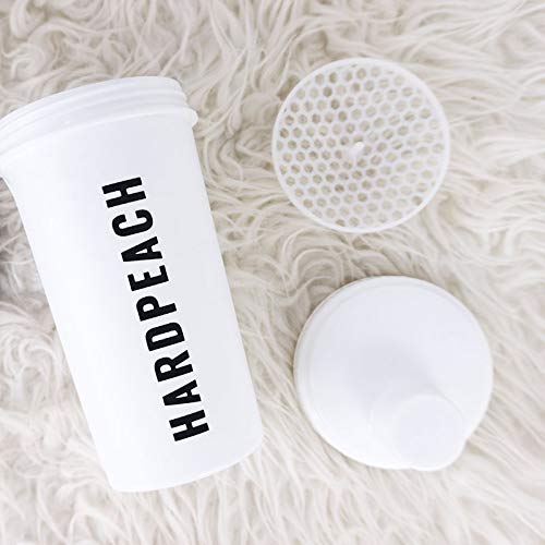Botella con tapa para batidos caseros | botella libre de BPA | Shaker proteínas en color blanco Botella con tapa para batidos caseros | botella libre de BPA | Shaker proteínas en color blanco