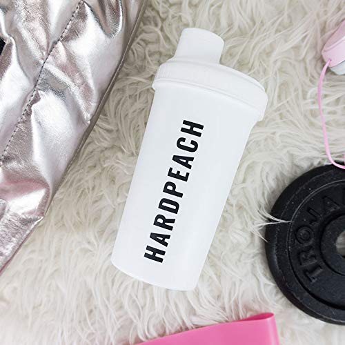 Botella con tapa para batidos caseros | botella libre de BPA | Shaker proteínas en color blanco Botella con tapa para batidos caseros | botella libre de BPA | Shaker proteínas en color blanco