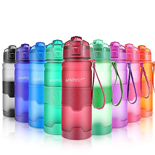 Botella de Agua Deporte 500ml/700ml/1l, sin bpa tritan plastico, Reutilizables a Prueba de Fugas Botellas Potable con Filtro para niños, Colegio, Sport, Gimnasio, Trekking, Bicicleta (Dark Red, 500ml) Botella de Agua Deporte 500ml/700ml/1l, sin bpa tritan plastico, Reutilizables a Prueba de Fugas Botellas Potable con Filtro para niños, Colegio, Sport, Gimnasio, Trekking, Bicicleta (Dark Red, 500ml)
