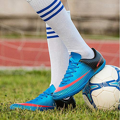 BOTEMAN Botas de Fútbol para Hombre Spike Zapatos de Fútbol Aire Libre Profesionales Atletismo Deporte Zapatillas de Fútbol Training