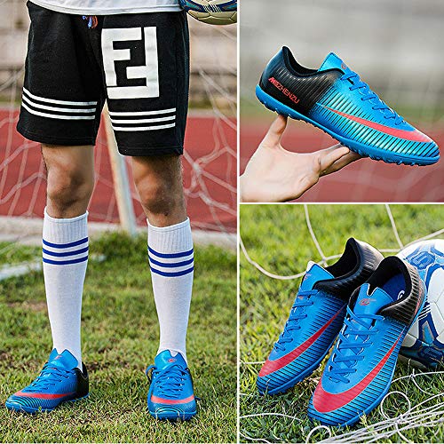 BOTEMAN Botas de Fútbol para Hombre Spike Zapatos de Fútbol Aire Libre Profesionales Atletismo Deporte Zapatillas de Fútbol Training
