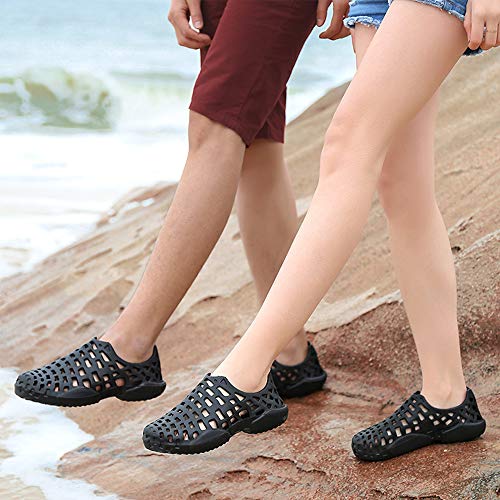 BOTEMAN Unisex Zuecos Zapatillas de Playa Piscina Respirable Ahueca hacia Fuera Las Sanitarios Goma Verano de Trabajo Sandalias