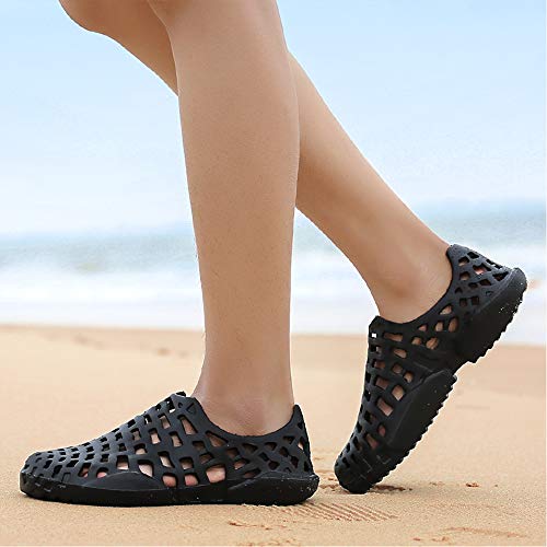 BOTEMAN Unisex Zuecos Zapatillas de Playa Piscina Respirable Ahueca hacia Fuera Las Sanitarios Goma Verano de Trabajo Sandalias