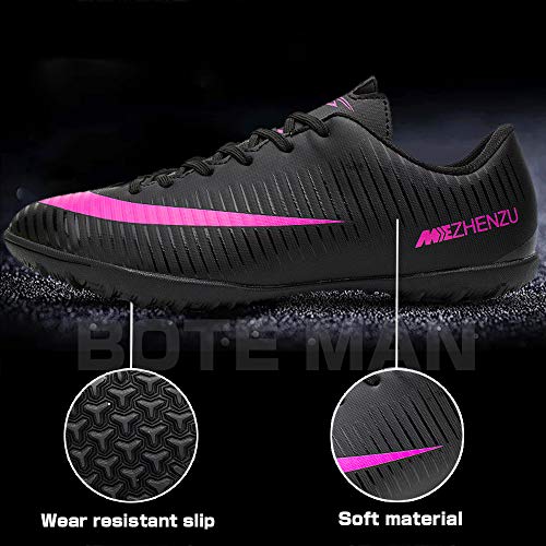 BOTEMAN Zapatillas de Fútbol Hombre Profesionales Zapatos de fútbol Spike Aire Libre Atletismo Zapatos de Entrenamiento Botas de Fútbol Juvenil